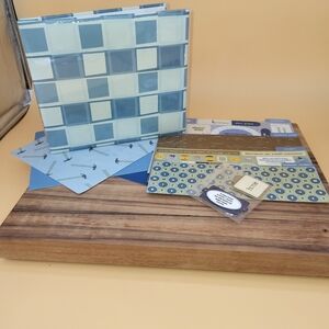 Home Improvement Themed Scrapbook Kit Includes Scrapbook, Paper & Embellishments